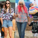 Klum, Alba, Berry & Co.:Stars beim Kürbisfest