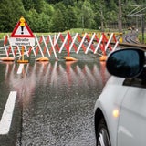 Hochwasser bei Taxenbach/ Tirol