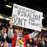 Ronaldo nach Goldtor gegen ManU traurig