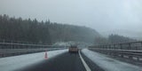 Schnee und Regen in Österreich