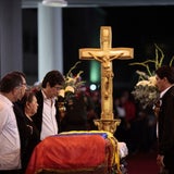 Chavez' Leichnam aufgebahrt