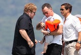 Elton John & David Furnish: Mit Baby in St. Tropez