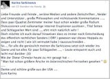 Sarkissova: Nackter Po war Absicht