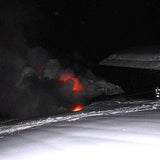 Schneemassen behinderten Löscharbeiten