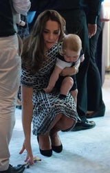 Herzogin Kate und Baby George