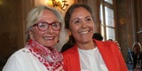 NEOS-Bürgermeisterkandidatin Barbara Unterkofler mit ihrer Mutter Maria Haidinger