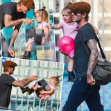 David Beckham hat Spaß mit Tochter Harper