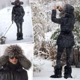 Olivia Palermo trotzt Schnee und Kälte
