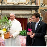 Messi zu Besuch beim Papst