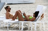 David Guetta am Strand von Miami