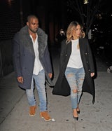 Kim & Kanye zeigten leger im Partner-Look