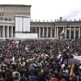 Das erste Angelusgebet des Papstes
