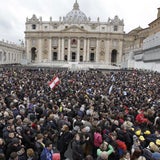 Das erste Angelusgebet des Papstes