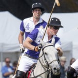 Prinz William und Prinz Harry beim Polo-Turnier