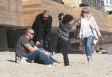 Heidi Klum: Strand-Tag mit Lover und Kids