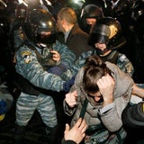 Straßenschlachten Ukraine