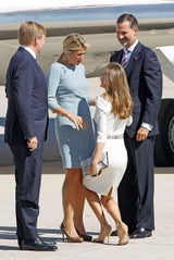 Prinzessin Letizia mit ihrer guten Freundin Máxima