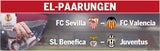 Euro League: Juventus muss gegen Benfica ran