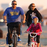 Heidi Klum & Martin Kristen: Fahrrad-Ausflug