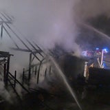 Baumarkt ging in Flammen auf