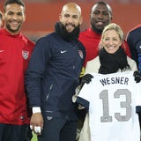 US-Botschafterin Wesner trifft US-Kicker