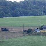 Panzer stürmen Hof des Wilderers