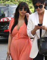 Kim Kardashian als Pfirsich