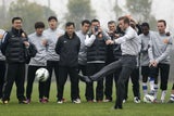 David Beckham: Ausrutscher am Fußballfeld