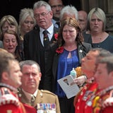 Briten nehmen Abschied von getötetem Soldaten