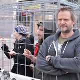 Balluch bei Käfig-Protest