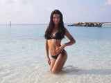 Miss Austria Carmen Stamboli auf den Malediven