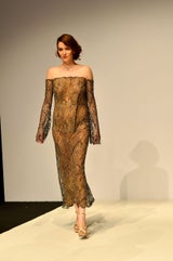 Viel nackte Haut bei der Fashion-Week