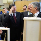 Barroso und Faymann bei "Jugend am Werk"