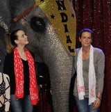 Stephanie von Monca: Zirkus-Besuch mit Tochter