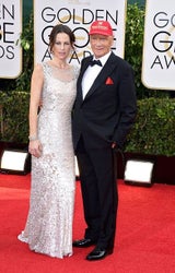 Niki Lauda amüsiert sich bei Golden Globes