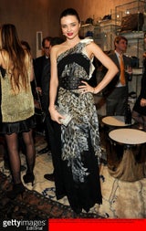 Miranda Kerr bei Cavalli-Shop Eröffnung