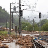 Hochwasser bei Taxenbach/ Tirol