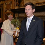 Messi zu Besuch beim Papst