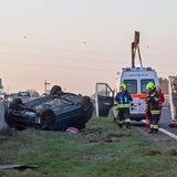 Fahrzeug-Überschlag auf der A2-Südautobahn