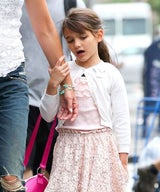 Katie Holmes und Töchterchen Suri in New York