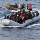 Die italienische Marine kam Flüchtlingen zu Hilfe
