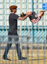 David Beckham hat Spaß mit Tochter Harper