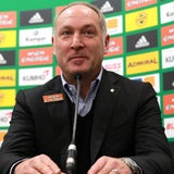 Die Präsentation von Rapid-Sportchef Müller