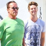 Patrick & Arnold Schwarzenegger genießen Vater-Sohn-Zeit