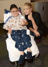 Heidi Klums Charity-Trip im Kinder-Spital