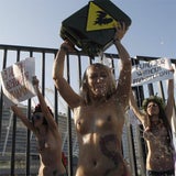 Heißer Protest gegen Prostitution bei der EURO