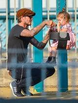 David Beckham hat Spaß mit Tochter Harper