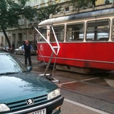 Wiener Straßenbahn "geköpft"