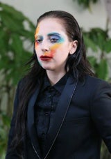 Lady Gaga im erschreckenden Clowns Kostüm