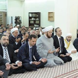 Assad zeigt sich in Moschee in Damaskus